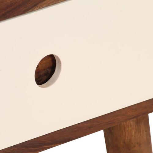 Sengebord massivt sheeshamtræ 45 x 30 x 45 cm