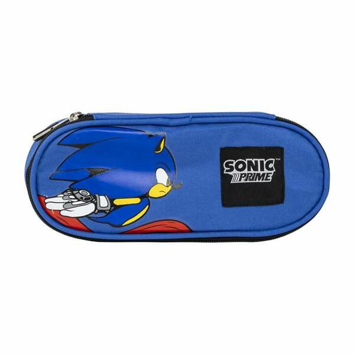 Penalhus Sonic Prime - blå, 8,5 × 5 × 22,5 cm