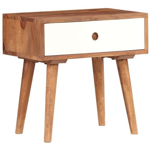 Sengebord massivt sheeshamtræ 45 x 30 x 45 cm