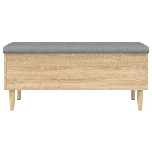 Skobænk 102x42x46 cm konstrueret træ sonoma-eg