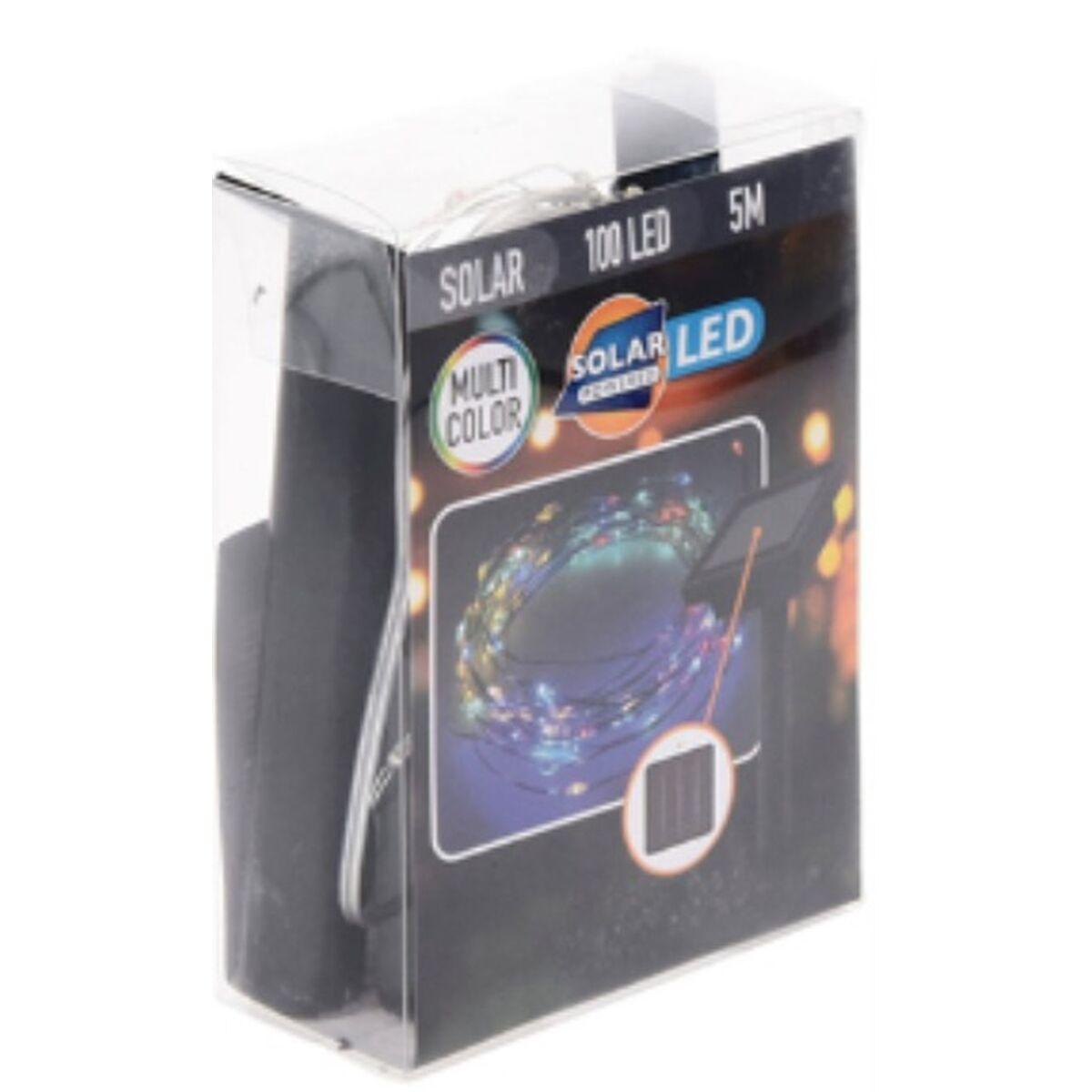 Solcelle lyskæde LED Lifetime - 7 m, 100 lys, multifarvet