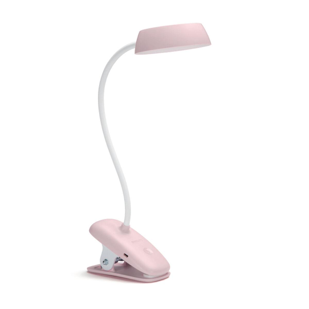 Philips bordlampe med klemme - Pink, 3 W, 4.000 K