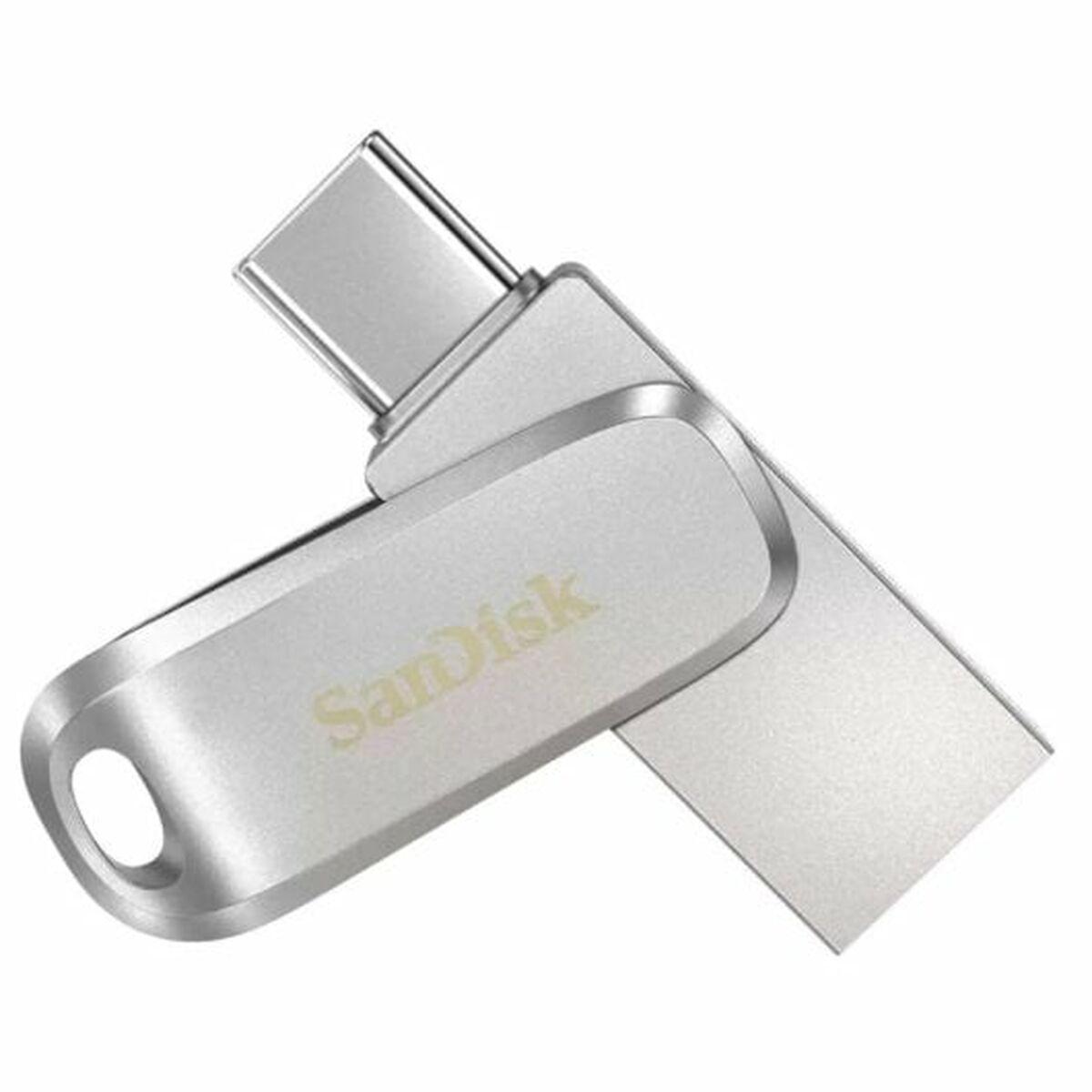 USB-stik SanDisk Sølv 64 GB