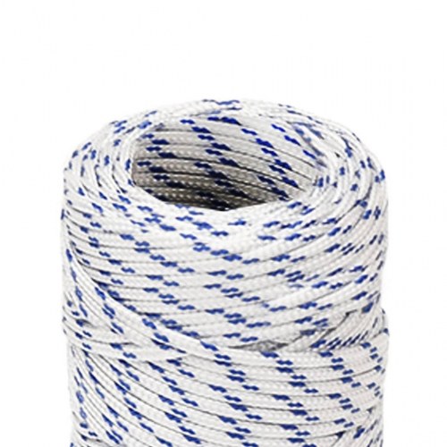 Tovværk til båd 2 mm - 50 m polypropylen, hvid