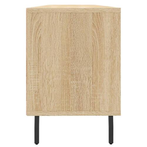 Tv-bord 150x30x44,5 cm konstrueret træ sonoma-eg