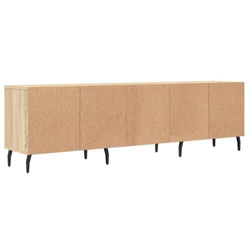 Tv-bord 150x30x44,5 cm konstrueret træ sonoma-eg