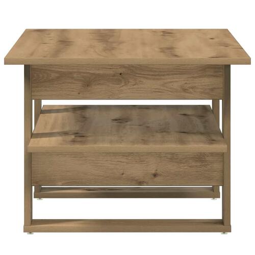 Sofabord 102x55x42 cm konstrueret træ kunsteg
