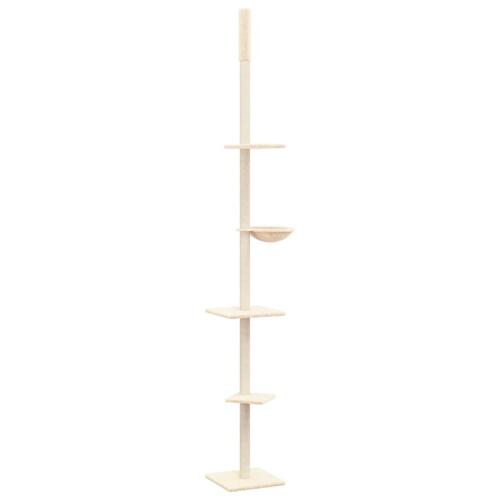 Kradsetræ fra gulv til loft 263,5-289,5 cm cremefarvet