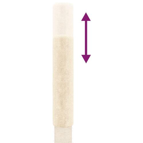 Kradsetræ fra gulv til loft 263,5-289,5 cm cremefarvet