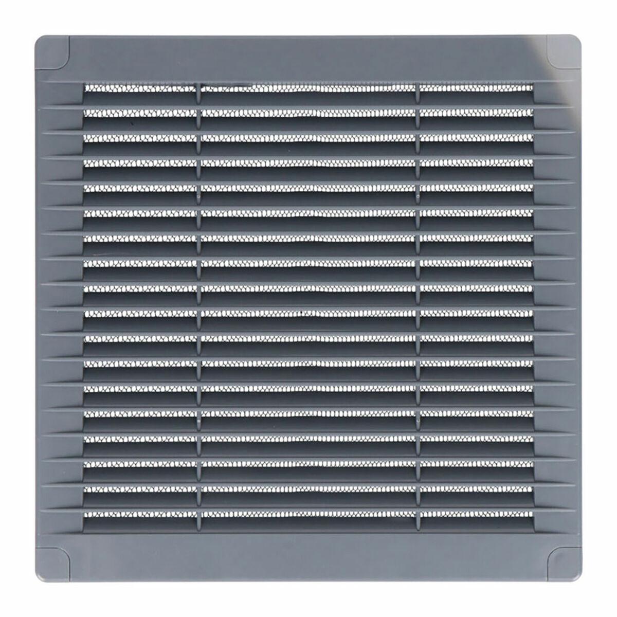 Ventilation gitter EDM 87703 Grå 15 x 15 cm