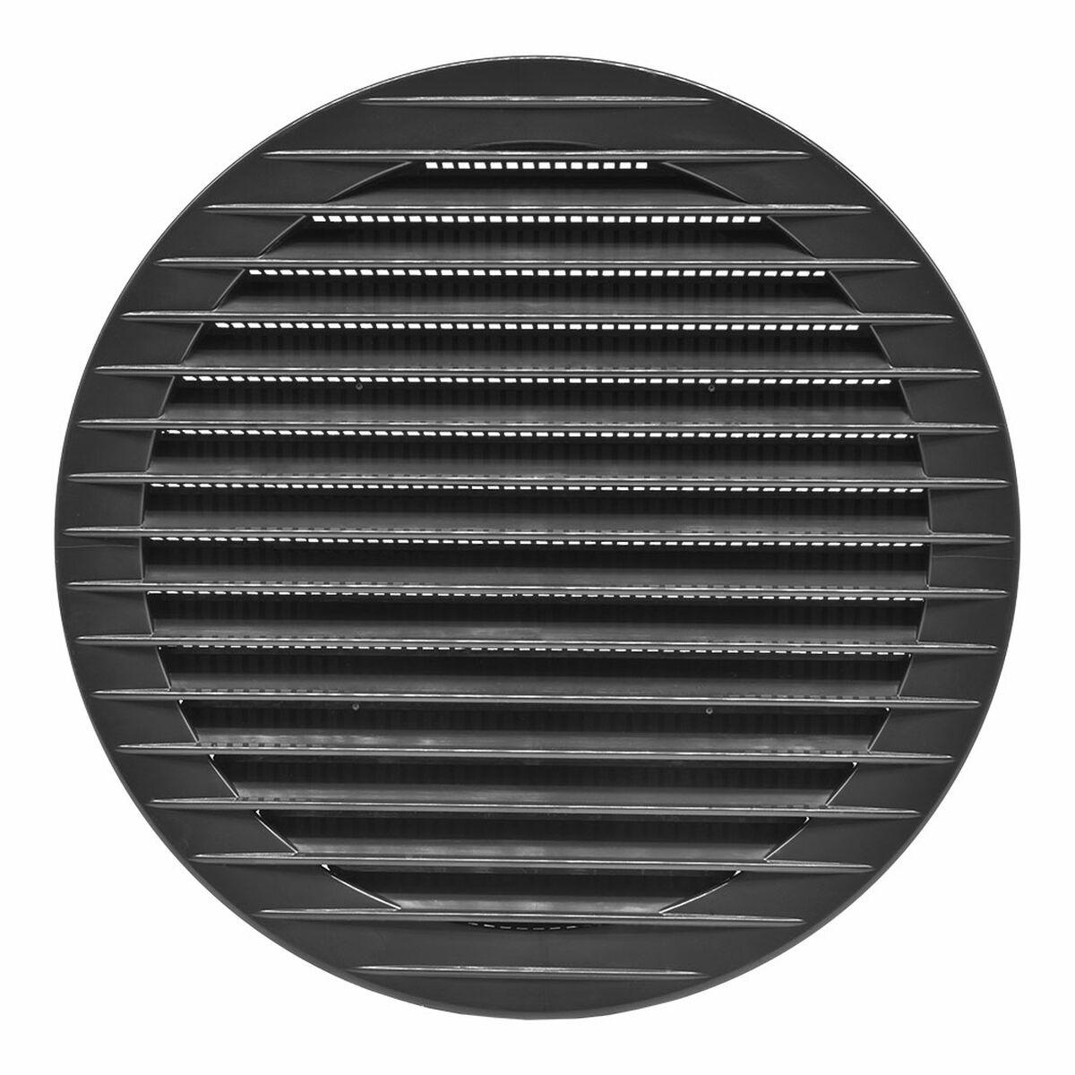 EDM Ventilationsgitter 87722 - antracit, Ø 15 cm