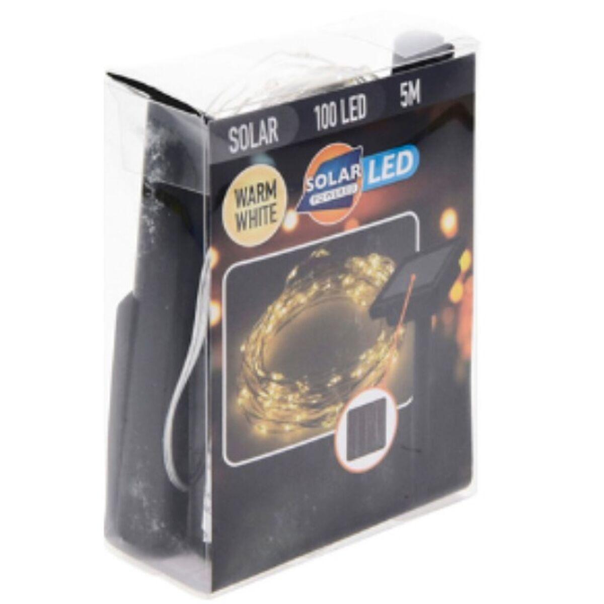 Lyskæde LED Lifetime 7 m varm hvid - solcelle