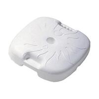 Fod for strandparasol IPAE Progarden 18 L Hvid polypropylen Plastik 44 x 44 x 12 cm