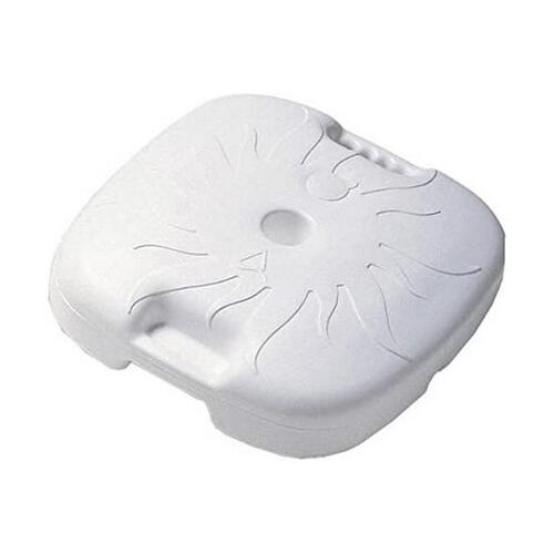Fod for strandparasol IPAE Progarden 18 L Hvid polypropylen Plastik 44 x 44 x 12 cm