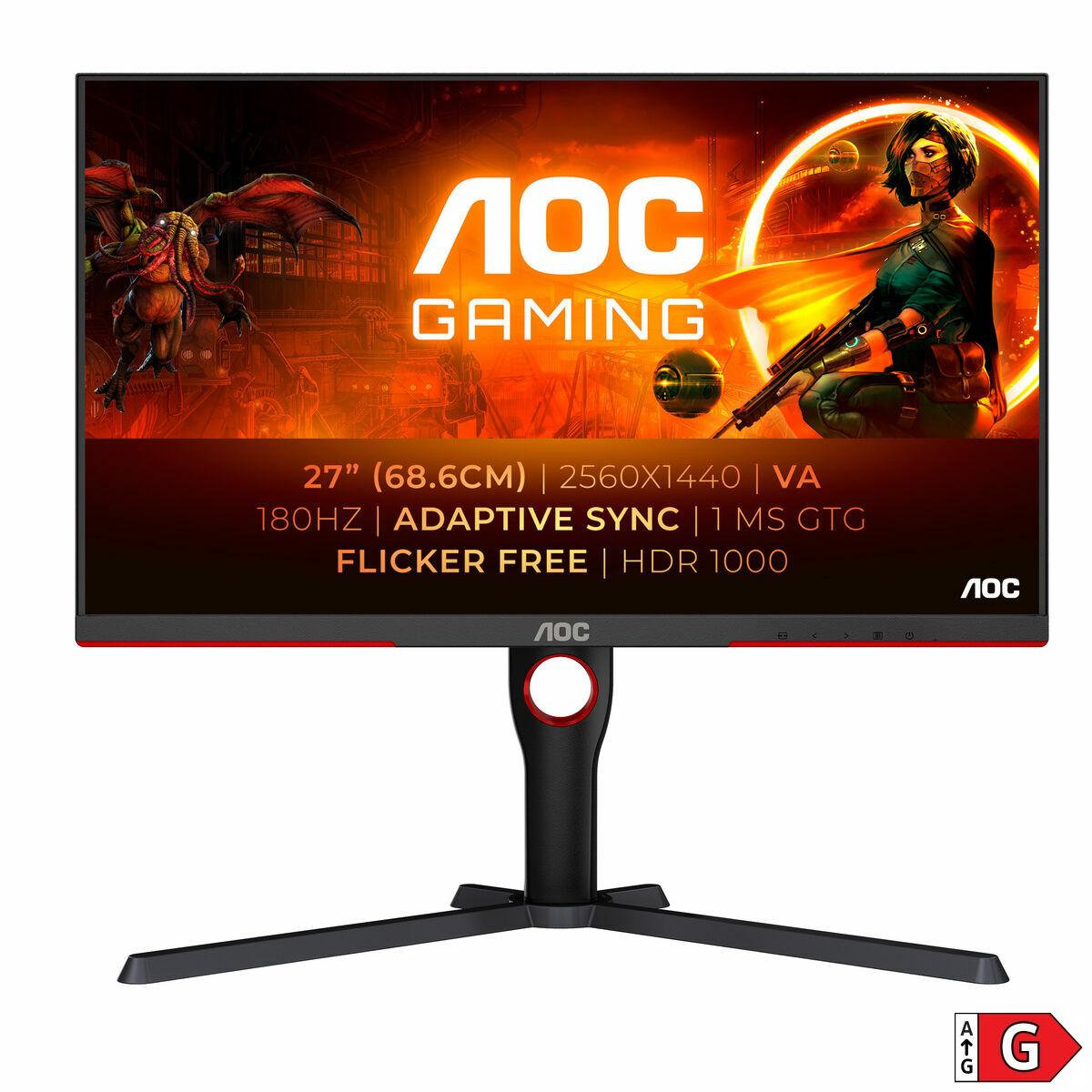 Gaming skærm AOC 27" 180 Hz 2K