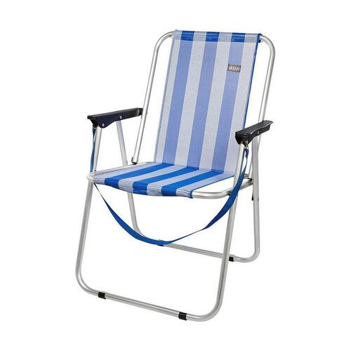 Polstrede Campingstol Colorbaby Sømand Hvid Marineblå 44 x 45 x 76 cm