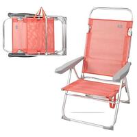 Strandstol Colorbaby Pink 48 x 57 x 99 cm Til flere positioner