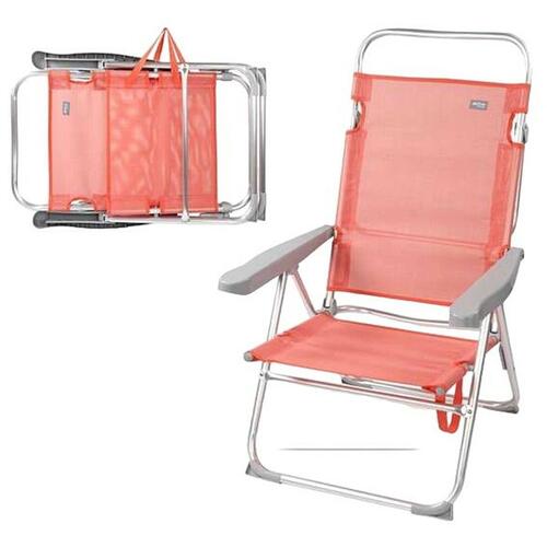 Strandstol Colorbaby Pink 48 x 57 x 99 cm Til flere positioner