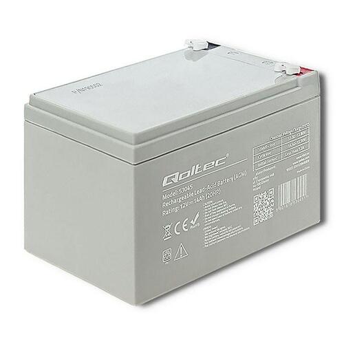 Batteri til System til Uafbrydelig Strømforsyning Qoltec 53045 14000 mAh 12 V
