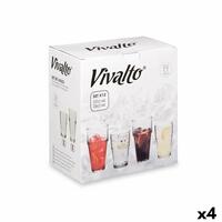 Glassæt Gennemsigtig Glas 260 ml 370 ml (4 enheder)