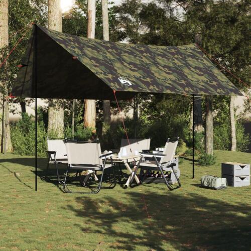 Tarp 438x376x212 cm vandafvisende camouflage