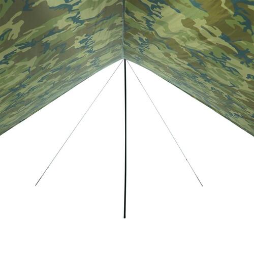 Tarp 438x376x212 cm vandafvisende camouflage