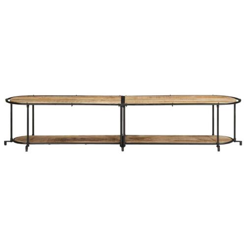 Tv-bord 200x42x40 cm massivt ru mangotræ