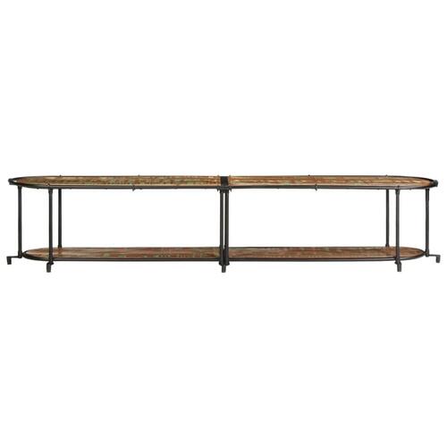 Tv-bord 200x42x40 cm massivt genbrugstræ