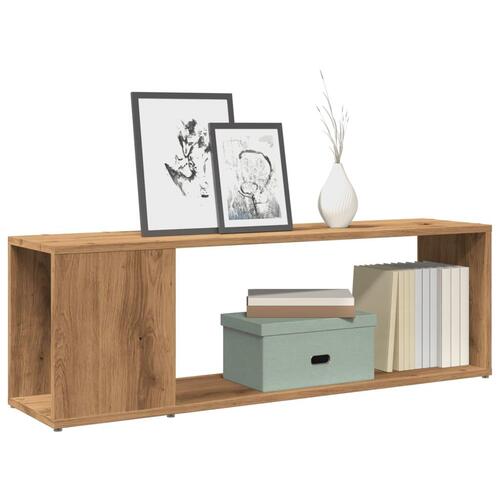 Tv-bord 100x24x32 cm konstrueret træ kunsteg