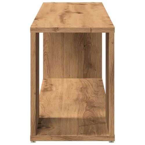Tv-bord 100x24x32 cm konstrueret træ kunsteg