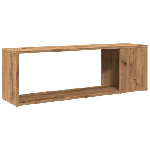 Tv-bord 100x24x32 cm konstrueret træ kunsteg
