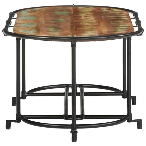 Sofabord 811x55x40 cm massivt genbrugstræ