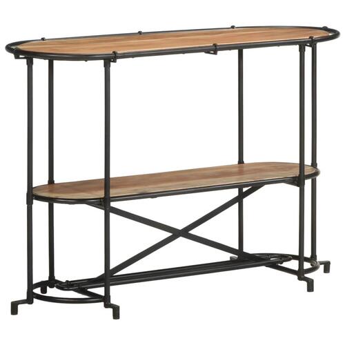 Konsolbord 110x42x76 cm massivt akacietræ