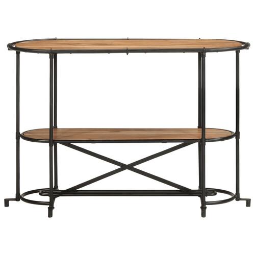 Konsolbord 110x42x76 cm massivt akacietræ
