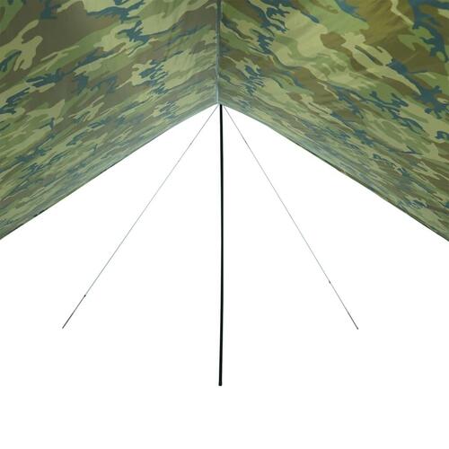 Tarp 462x306x211 cm vandafvisende camouflage