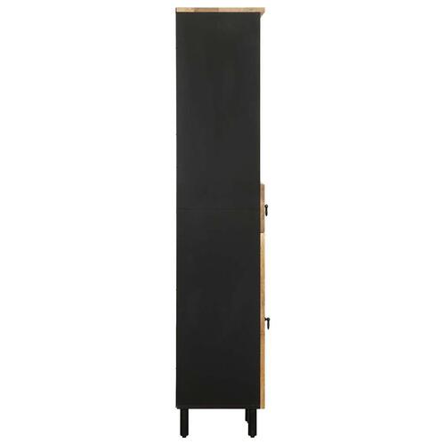 Badeværelsesskab 38x33,5x160 cm massivt mangotræ