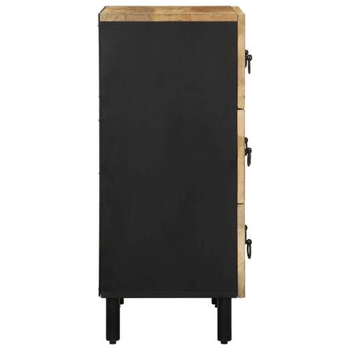 Skænk 60x33,5x75 cm massivt ru mangotræ