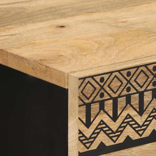 Skænk 60x33,5x75 cm massivt ru mangotræ