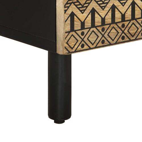 Skænk 60x33,5x75 cm massivt ru mangotræ