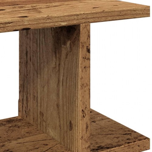 Væghylder - 2 stk. 75×18×20 cm i konstrueret træ, antikt træ