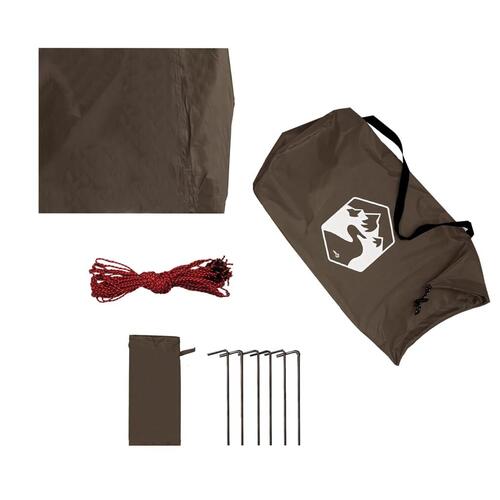 Tarp 462x306x211 cm vandafvisende brun