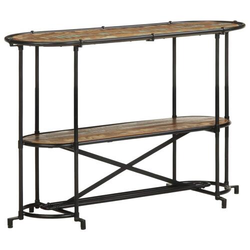 Konsolbord 110x42x76 cm massivt genbrugstræ