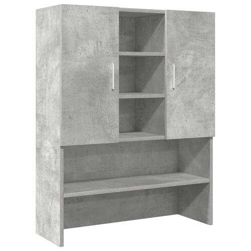 Vaskemaskineskab 70,5x25,5x90 cm betongrå