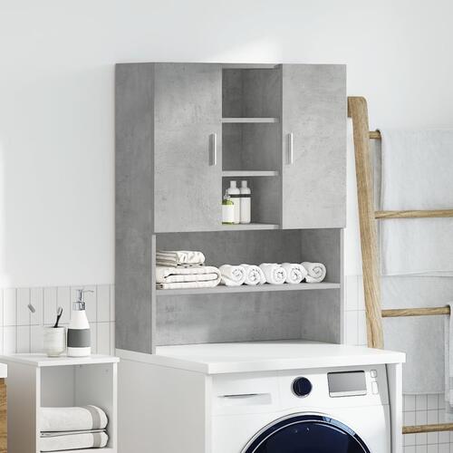 Vaskemaskineskab 70,5x25,5x90 cm betongrå