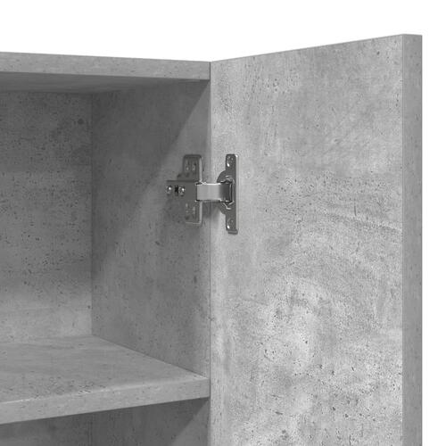 Vaskemaskineskab 70,5x25,5x90 cm betongrå