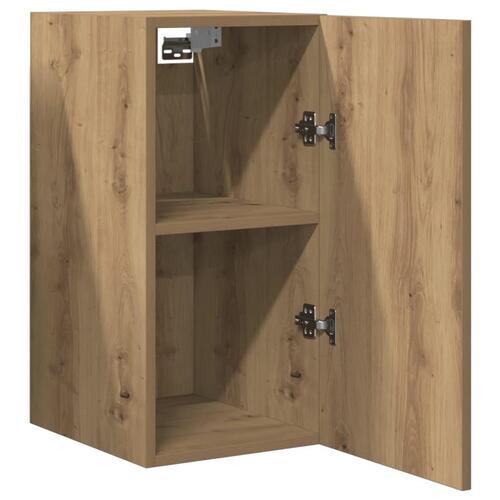 Tv-bord 30,5x30x60 cm konstrueret træ kunsteg