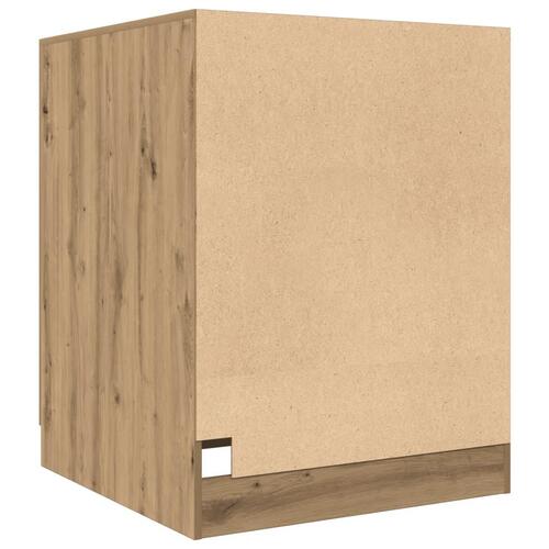 Vaskemaskineskab 70,5x71,5x91,5 cm kunsteg