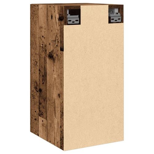 Tv-skabe 2 stk. 30,5x30x60 cm konstrueret træ antikt træ