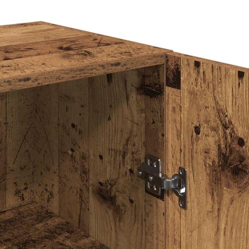 Tv-skabe 2 stk. 30,5x30x60 cm konstrueret træ antikt træ