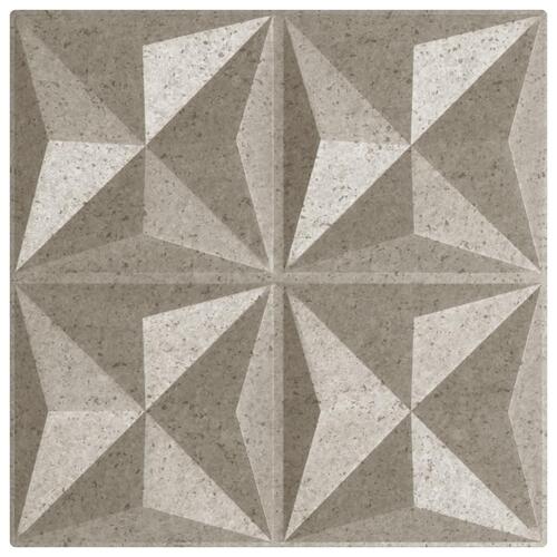 Vægpaneler 48 stk. 50x50 cm 12 m² XPS origami beton